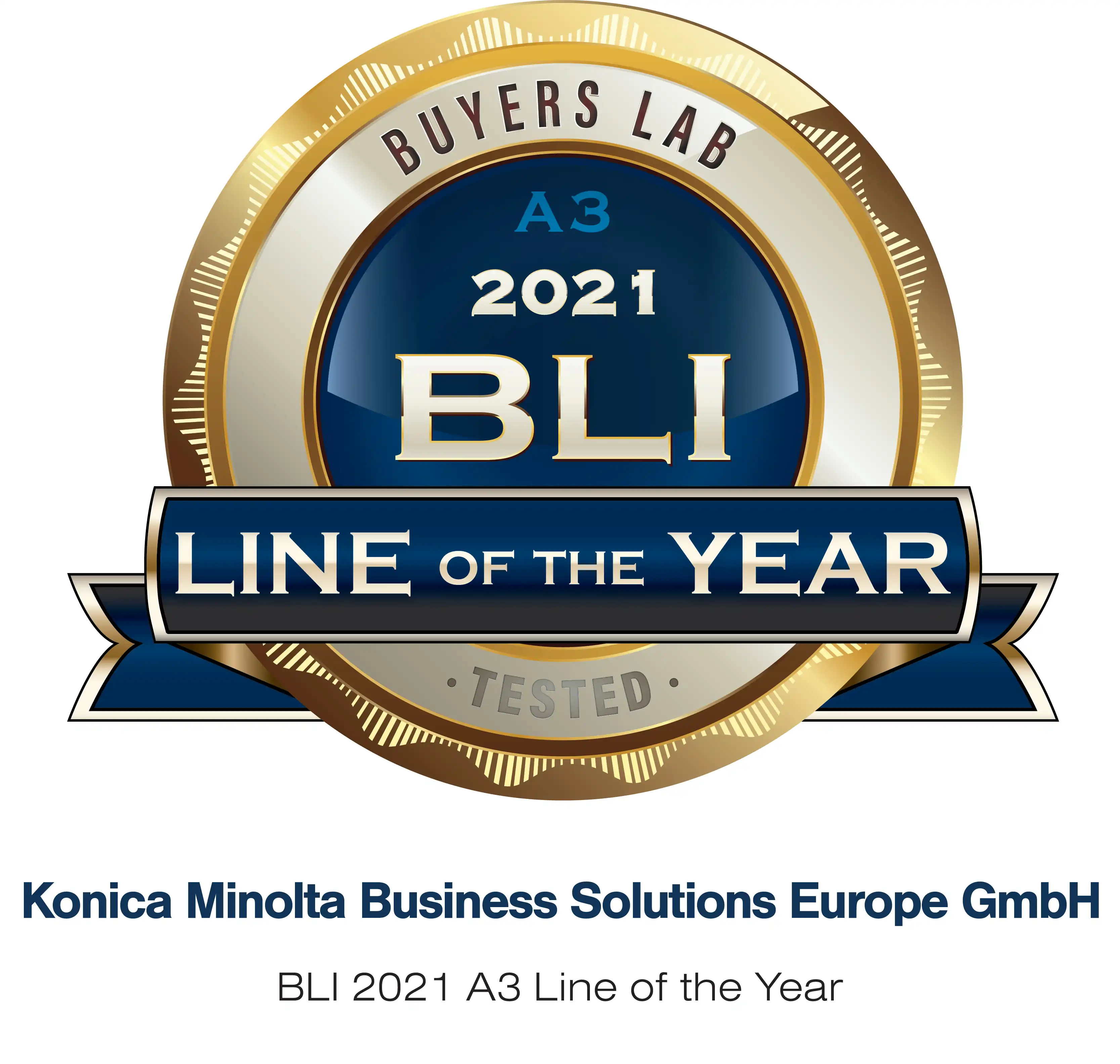  Auhind BLI 2021 A3 Line of the Year