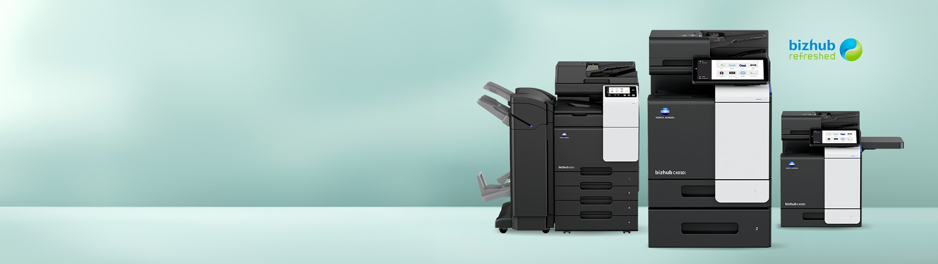 Looking to be eco-friendly? Choose a used bizhub Refreshed printer.